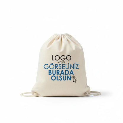 Baskılı Büzgülü Sırt Çantası