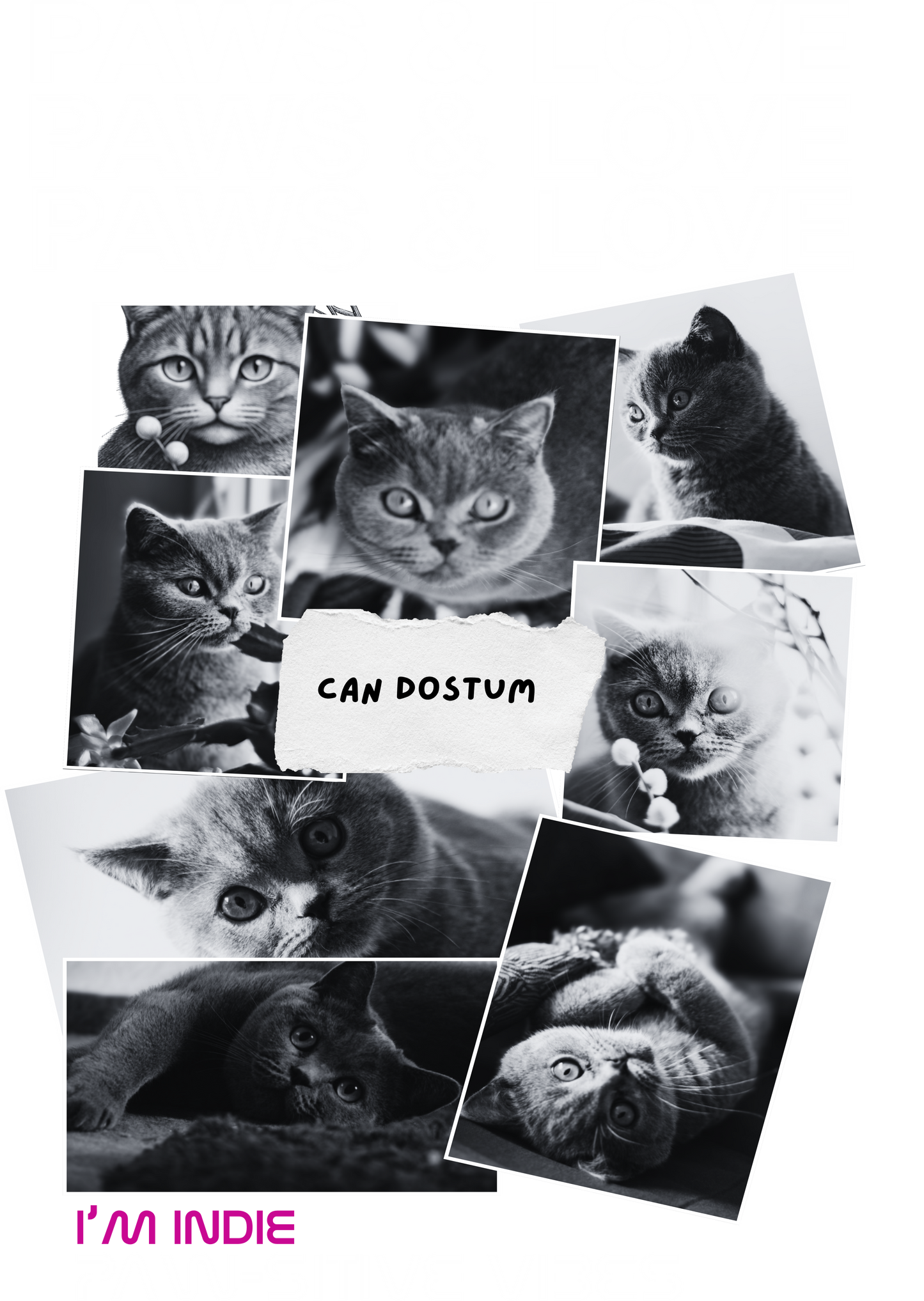 Kişiye Özel Can Dostum Serisi Tişört