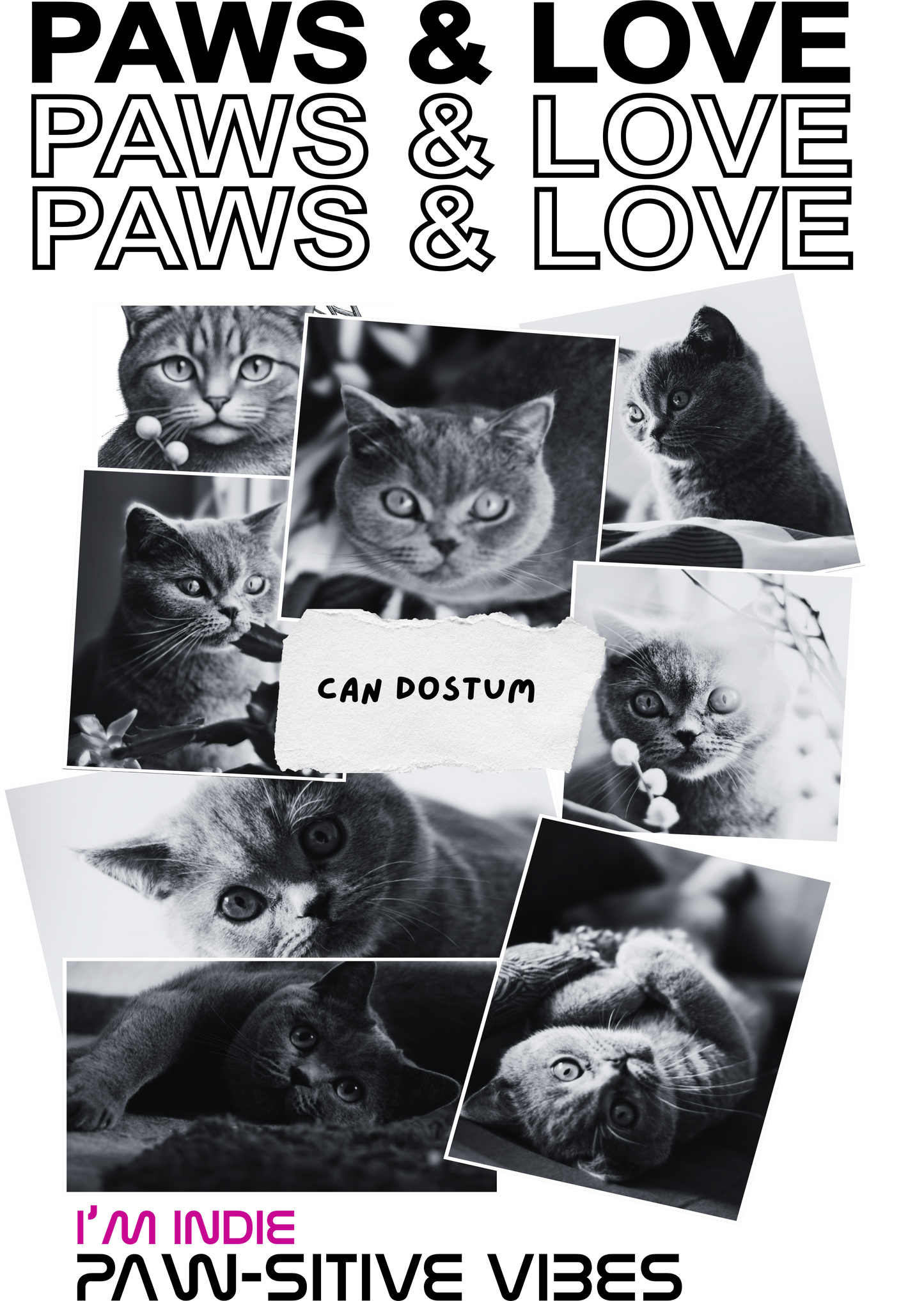 Kişiye Özel Can Dostum Serisi Tişört