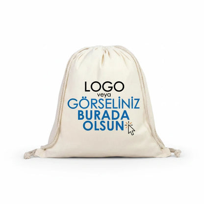 Baskılı Büzgülü Sırt Çantası