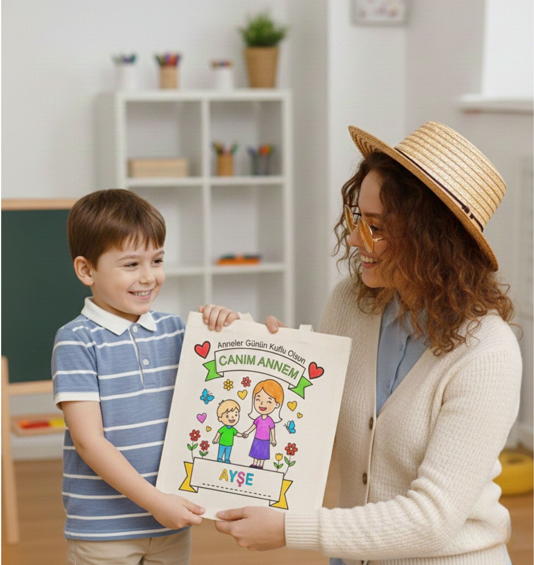 Anneler Günü’ne Özel – Anne İsmi Yazılan Çanta