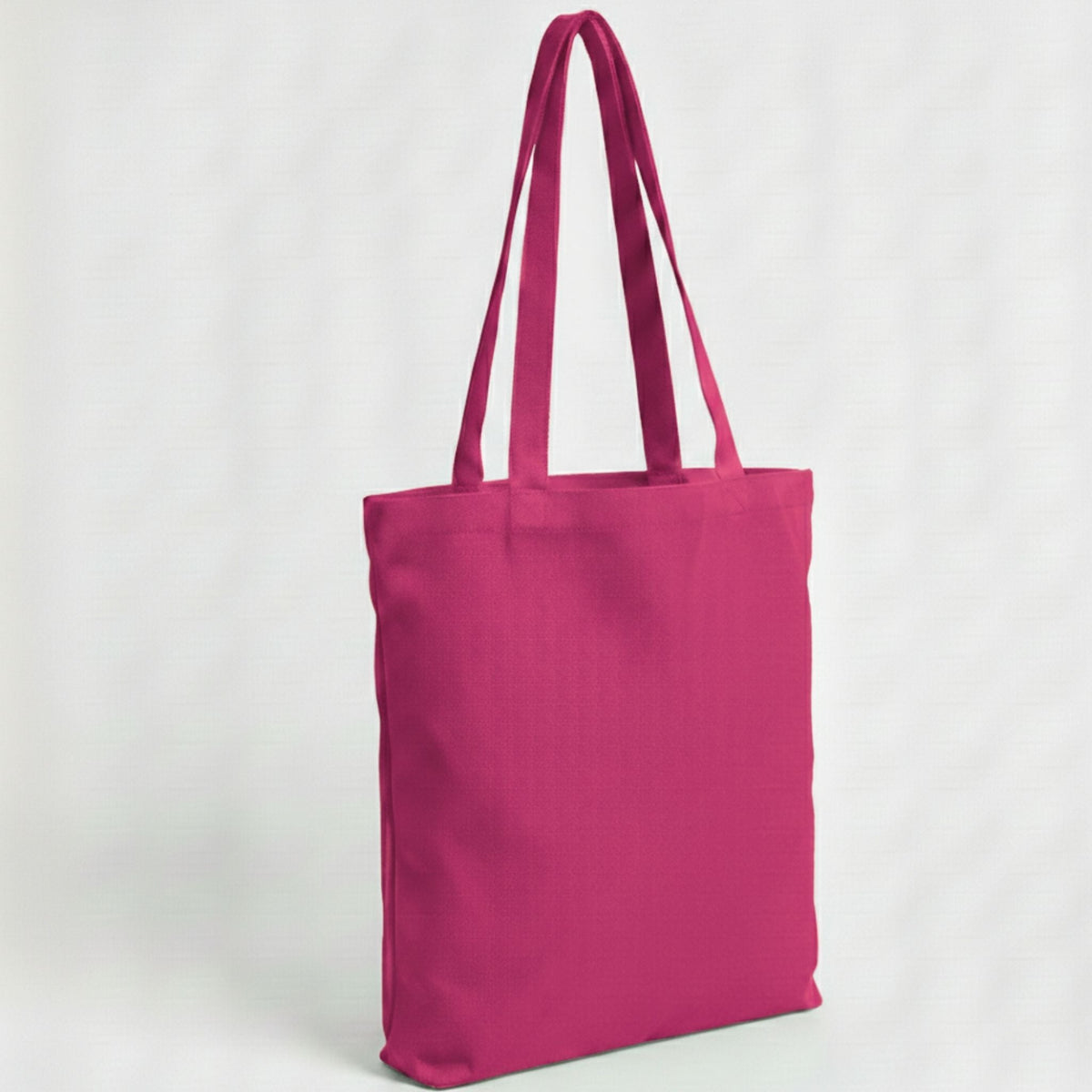 Toptan Bez Çanta marka 140 gram %100 pamuklu fuşya renkli 38x40 cm bez çanta