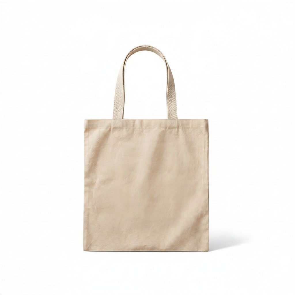 Toptan Bez Çanta marka 140 gr ham pamuklu, 35x40 cm ölçülerinde, ekru renkli, çevre dostu bez alışveriş çantası.